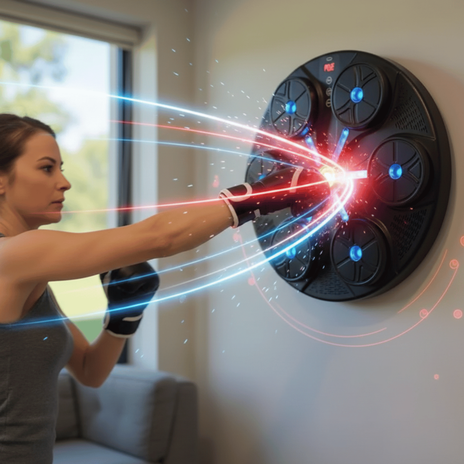 Máquina de Boxeo Anti-Estrés Activefit® + Guantes (GRATIS)