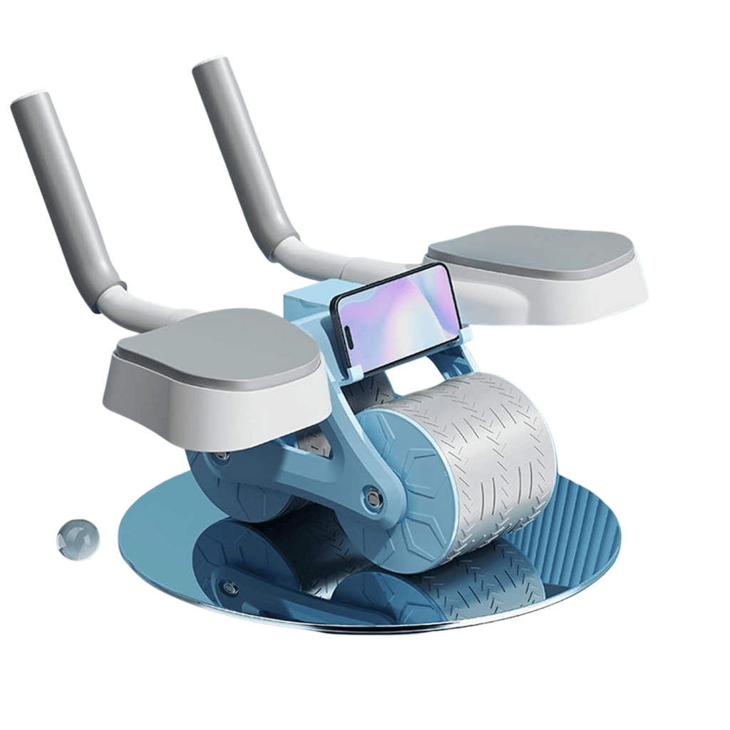 Rodillo Abdominal Con Rueda De Rebote Automática Y Cronometro