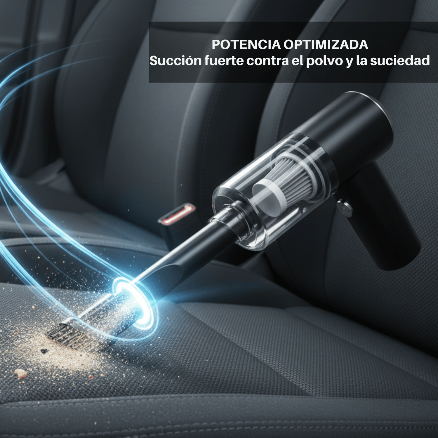 Aspirador De Coche Mini Potente, Portátil Y Manual, Con Usb