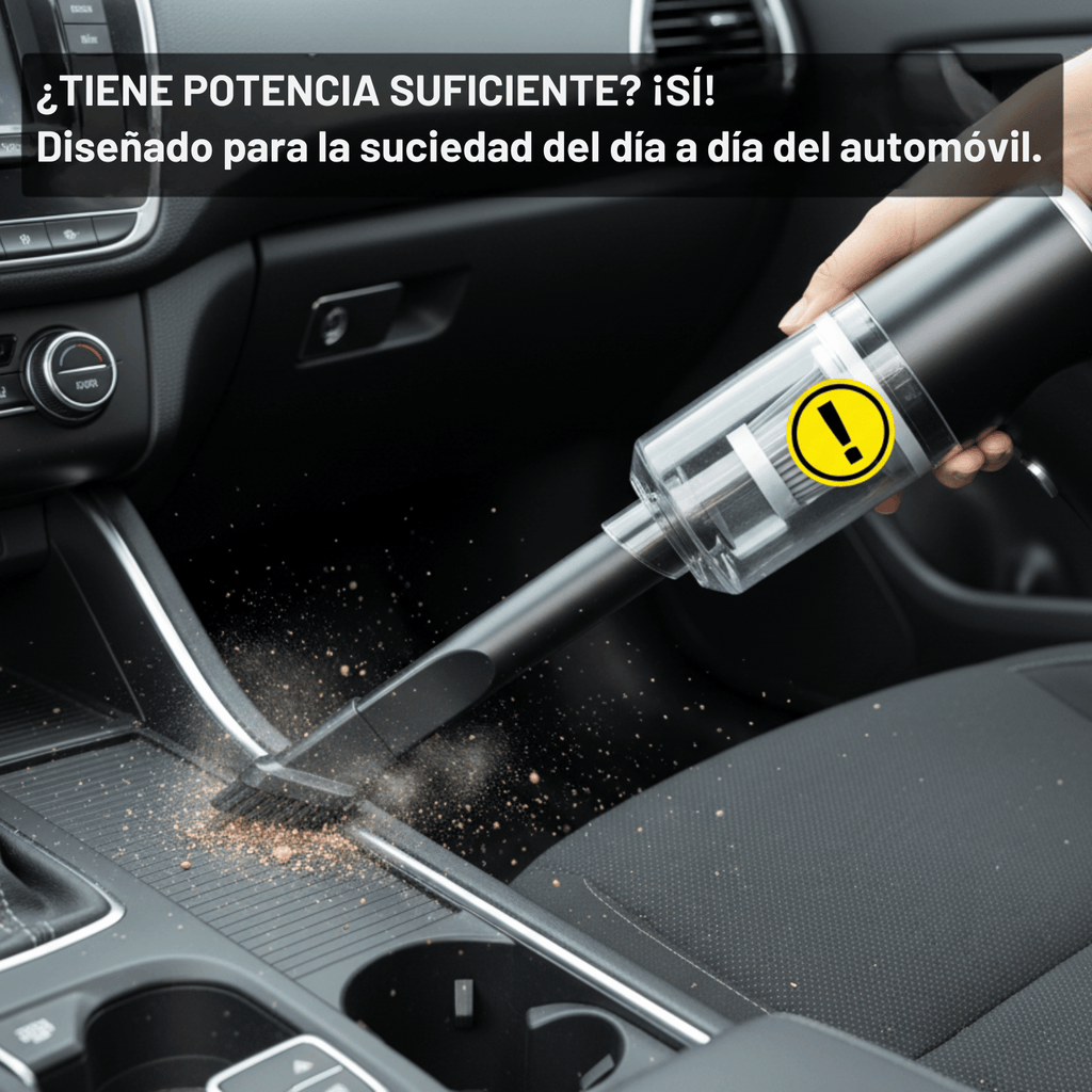 Aspirador De Coche Mini Potente, Portátil Y Manual, Con Usb
