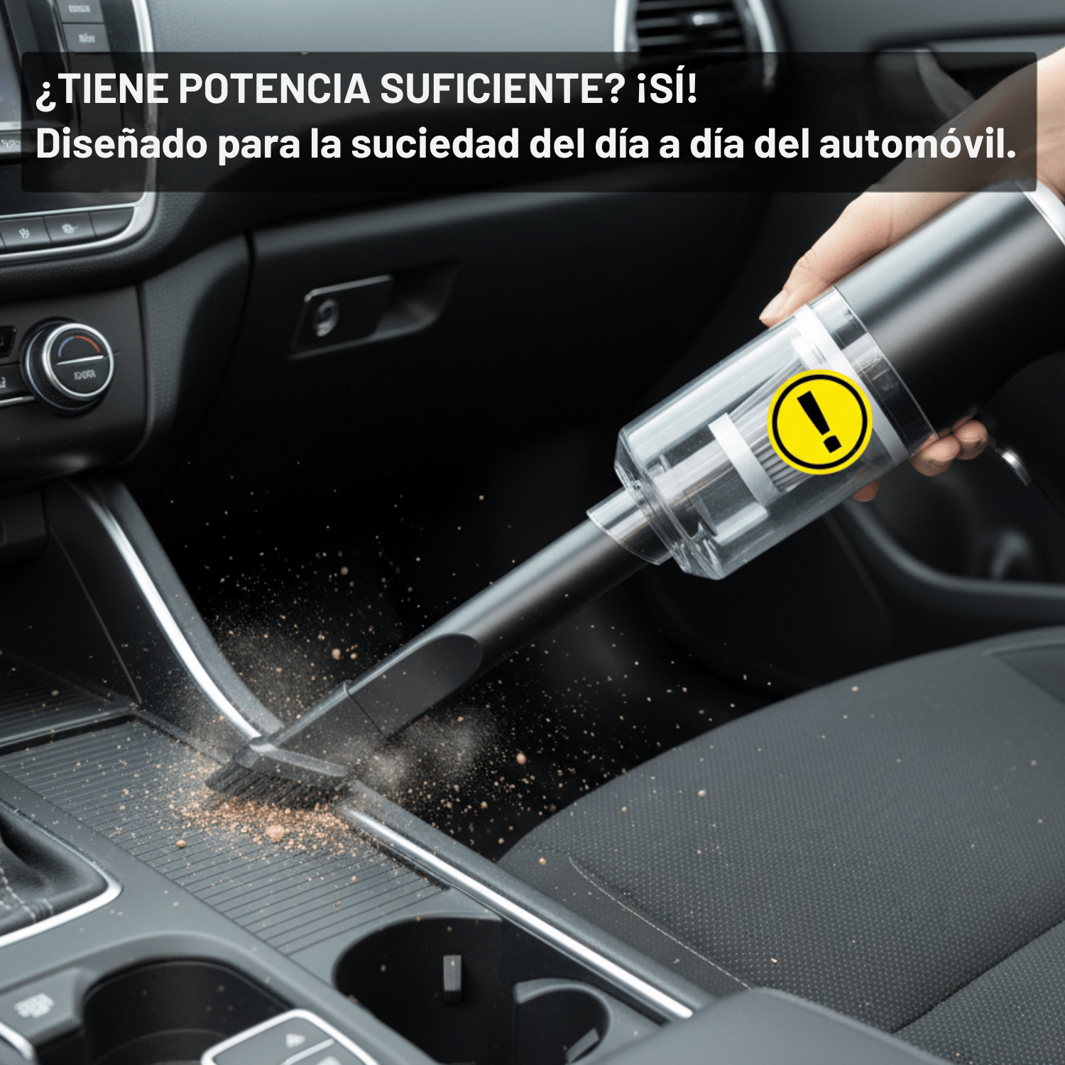 Aspirador De Coche Mini Potente, Portátil Y Manual, Con Usb