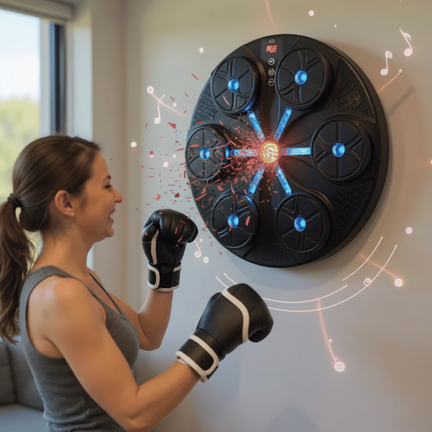 Máquina de Boxeo Anti-Estrés Activefit® + Guantes (GRATIS)