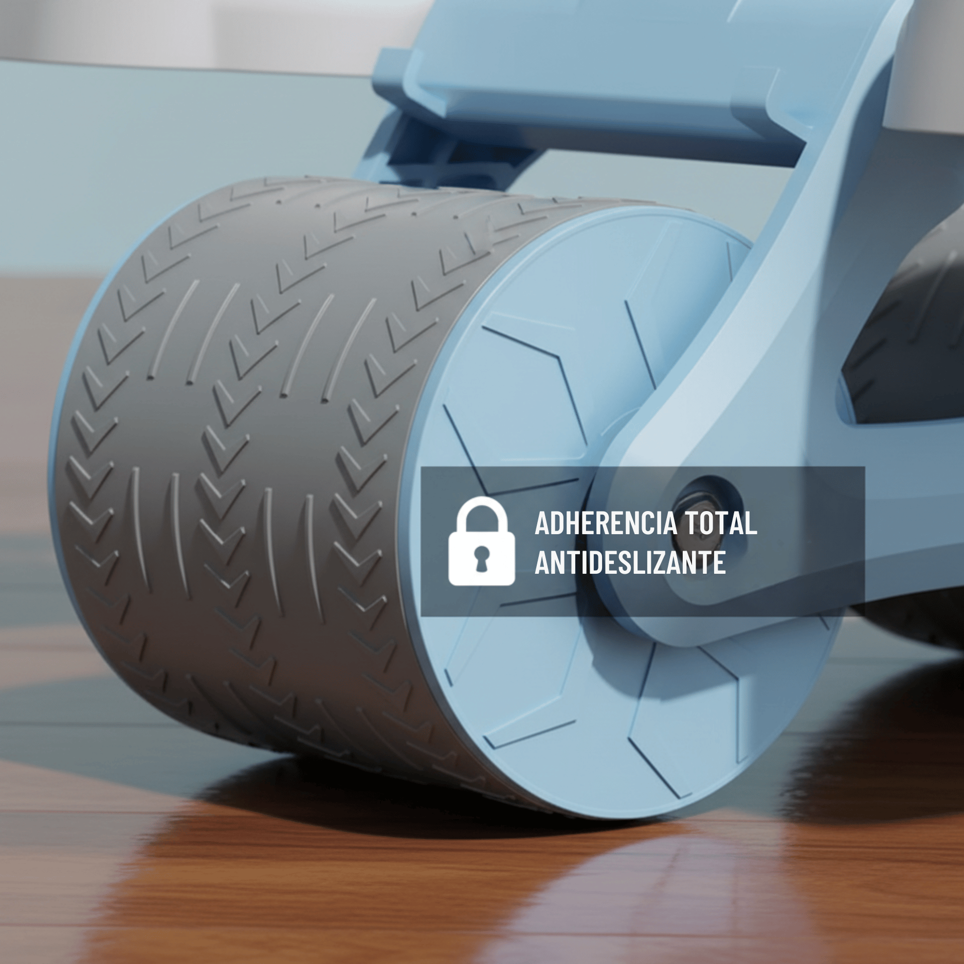 Rodillo Abdominal Con Rueda De Rebote Automática Y Cronometro