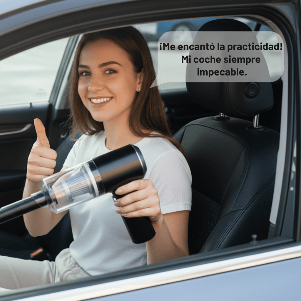 Aspirador De Coche Mini Potente, Portátil Y Manual, Con Usb
