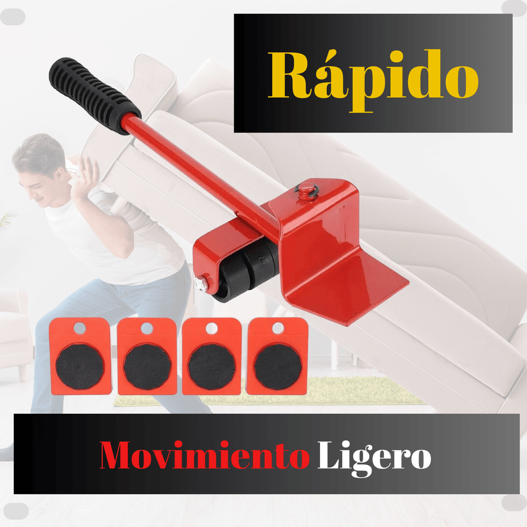 Juego de herramientas para levantar muebles de 5 piezas